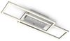 BRILONER - LED Deckenlampe mit kleinen LED-Dots, warmweißes Licht, Schwenkbare Deckenleuchte, LED Lampe Alufarbig, 28W Wohnzimmerlampe mit Speicherfunktion, 560 x 180 x 75 mm (LxBxH), Silber Bild 4
