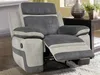 Vente-unique - TALCA Sessel StoffStoff Grau - B 96 cm x H 98 cm x L 101 cm Bild 2