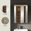 INOSIGN Badezimmerspiegelschrank Siena, Breite 60cm, 3 Spiegeltüren, 9 Fächer, 6 Einlegeböden in verschiedenen Farben erhältlich, Badmöbel, Spiegel, Badschrank, Bad Bild 3