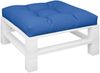 vidaXL Palettenkissen Königsblau 70x70x12 cm Stoff 360479 Bild 3
