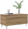 vidaXL Couchtisch Artisan-Eiche 90 x 44.5 x 45 cm Holzwerkstoff 879616 Bild 3