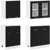 vidaXL Kücheneinheit LYON 4 pcs Schwarze Eiche Holzwerkstoff 3445848 Bild 4