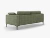 Micadoni Sofa Bemy 3-Sitzer Strukturierter Stoff Dunkel-Olivgrün Bild 3