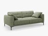Micadoni Sofa Bemy 3-Sitzer Strukturierter Stoff Dunkel-Olivgrün Bild 2