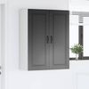 vidaXL Wandschrank PORTO Schwarz 80 x 31 x 100 cm Holzwerkstoff 885496 Bild 4