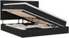 vidaXL Aufbewahrungsbett mit Matratze Schwarz 160 x 200 cm Polyester 3371729 Bild 2