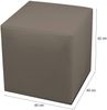 Dmora Pouf Accumoli, Mehrzwecksessel, Sitzsack, Hockerhocker, Made in Italy, 40x40 h42 cm, Taube Bild 3