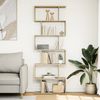 vidaXL Raumteiler-Bücherregal 6 Etagen Sonoma-Eiche 70x24x193 cm 858086 Bild 3
