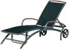 Inko Sonnenliege Frisco Alu/Textilen Rollliege 183x71x34cm 3 Farben zur Auswahl Graphit Bild 5