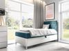 Boxspringbett 'Lenda Junior 1', blau, 80x200 cm, Rechts Bild 2