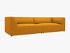 Micadoni Sofa Ruby 4-Sitzer Kord Scala Gelb Bild 2