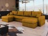 Mirjan24 'Kristofer U' Ecksofa, Cord braun, 80 x 140 x 304 cm Bild 2