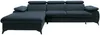 Vente-unique - SAMARA Sofa SamtStoff Blau - B 193 cm x H 75 cm x L 280 cm Bild 3