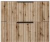 Waschtisch mit Waschbecken Veppenssan 61x47x52 cm Eicheoptik [en. casa] Bild 3