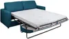 Vente-unique - DONETO Sofa Stoff Blau - B 223 cm152 cm x H 90 cm x L 194 cm Bild 3