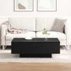 vidaXL Couchtisch Schwarz Eichen-Optik 90 x 60 x 31 cm Holzwerkstoff 862634 Bild 4