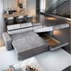 Masseno Ecksofa NOTO mit Schlaffunktion L-Form, Sofa mit Bettkasten Bild 3