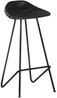 vidaXL Barhocker 4 Stk. Schwarz Echtleder 320642 Bild 2