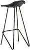 vidaXL Barhocker 4 Stk. Schwarz Echtleder 320642 Bild 4