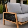 Greemotion Gartenlounge-Set Monaco Lounge-Set Grau-Holz / Beige inkl. Auflagen & Tisch, (5-tlg) Bild 3