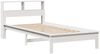 vidaXL Massivholzbett mit Regal ohne Matratze Weiß 90x200 cm Kiefer 855721 Bild 3