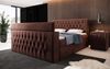 Boxspringbett Velano mit TV Lift und Stauraum 140x200 Braun H2 (bis 70kg) Bild 2