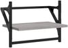 vidaXL Wandregale mit Stangen 2 Stk. Grau Sonoma 40x25x30 cm 836241 Bild 4