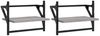 vidaXL Wandregale mit Stangen 2 Stk. Grau Sonoma 40x25x30 cm 836241 Bild 2