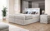 Boxspringbett Amelie mit LED und Stauraum 200x200 Weiß H3 (70-100kg) Bild 4