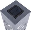 Dekosäule LISBON mit LED - Stahl Grau 100x22x22cm | Dekoration Wohnzimmer Büro Bild 4