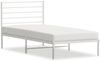 vidaXL Metallbett ohne Matratze mit Kopfteil Weiß 75x190 cm 352358 Bild 2