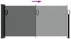 vidaXL Ausziehbare Seitenmarkise Anthrazit 100x300 cm 4004278 Bild 5