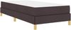 vidaXL Boxspringbett mit Matratze Dunkelbraun 100 x 200 cm Stoff 3398545 Bild 4