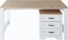 Schreibtisch JASMIN Pinie weiß Nachbildung 160 x 80 cm Bild 4