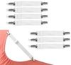 BAYLI Spannbettlaken Verstellbare Bettlakenspanner [8er Set], Betttuchspanner mit Metallcl Bild 4