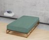 biberna Melange-Flanell Spannbetttuch 0841380 MELANGE UNI, fichte, 1x 140x200 cm - 160x200 cm Bild 3