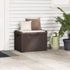 vidaXL Gartentruhe mit Sitzkissen Braun 125 L PP 364212 Bild 3
