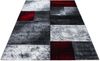 Kurzflor Teppich Hara Läufer - 80x150 cm - Rot Bild 3
