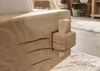 Balkenbett Eiche 200x200 natur geölt OAK HEART #04 Bild 5