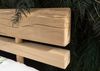 Balkenbett Eiche 200x200 natur geölt OAK HEART #04 Bild 4