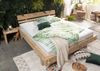 Balkenbett Eiche 200x200 natur geölt OAK HEART #04 Bild 2