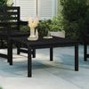 vidaXL Gartentisch Schwarz 82,5x82,5x45 cm Massivholz Kiefer 824124 Bild 2