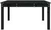vidaXL Gartentisch Schwarz 82,5x82,5x45 cm Massivholz Kiefer 824124 Bild 3