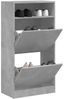 vidaXL Schuhschrank Betongrau 60x34x116 cm Holzwerkstoff 840018 Bild 1