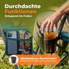 HOMECALL Campingstuhl Faltbar Hochlehner Luxus Klappstuhl mit 4,5cm Dicke Gepolstert (150kg Belastbar mit 4 Positionen Verstellbar Angelstuhl, 2 St), für Garten Balkon Wohnmobil Bild 4
