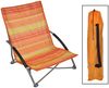 HI Strandstuhl Klappbar Orange 65 × 55 × 25/65 cm 429131 Bild 2