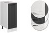 Apothekerschrank R-Line Anthrazit Landhaus 30 cm AP Marmor Vicco Bild 5