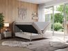 Boxspringbett, Schlafzimmerbett, Bettkasten - EIRA -160 x 200 cm - Beige Stoff - H4 Bild 2