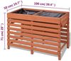 vidaXL Blumenkasten 100x50x71 cm Holz 42349 Bild 3