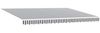 vidaXL Markise Einziehbar Anthrazit und Weiß 4,5x3 m Stoff & Aluminium 3216106 Bild 4